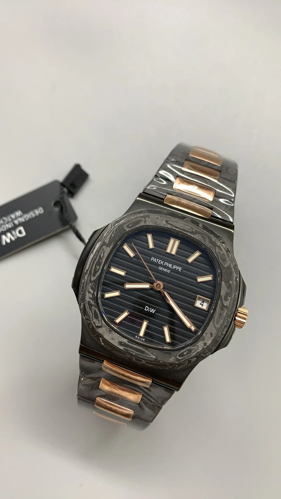 Patek Philippe Nautilus Rose Gold — photographed off the sweep