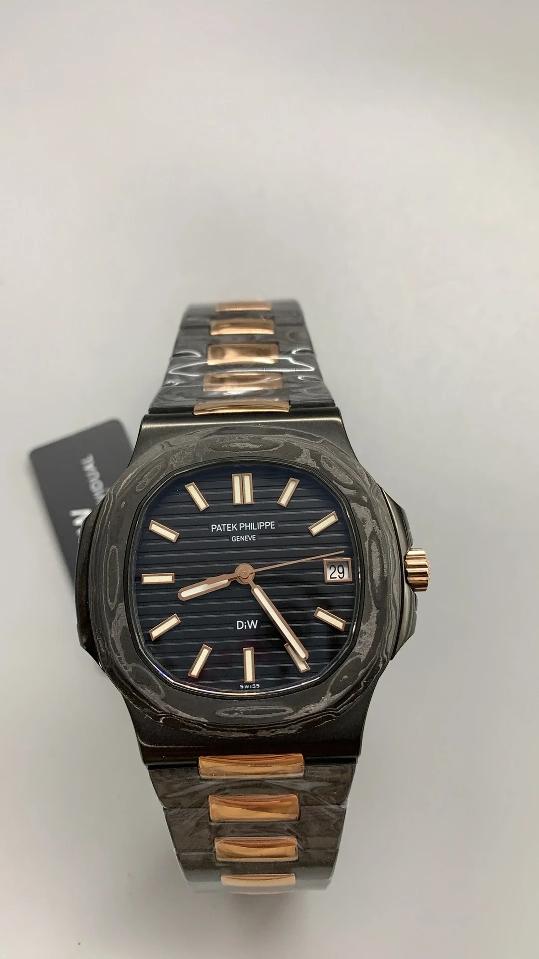 Patek Philippe Nautilus Rose Gold 5711 — photographed off the sweep