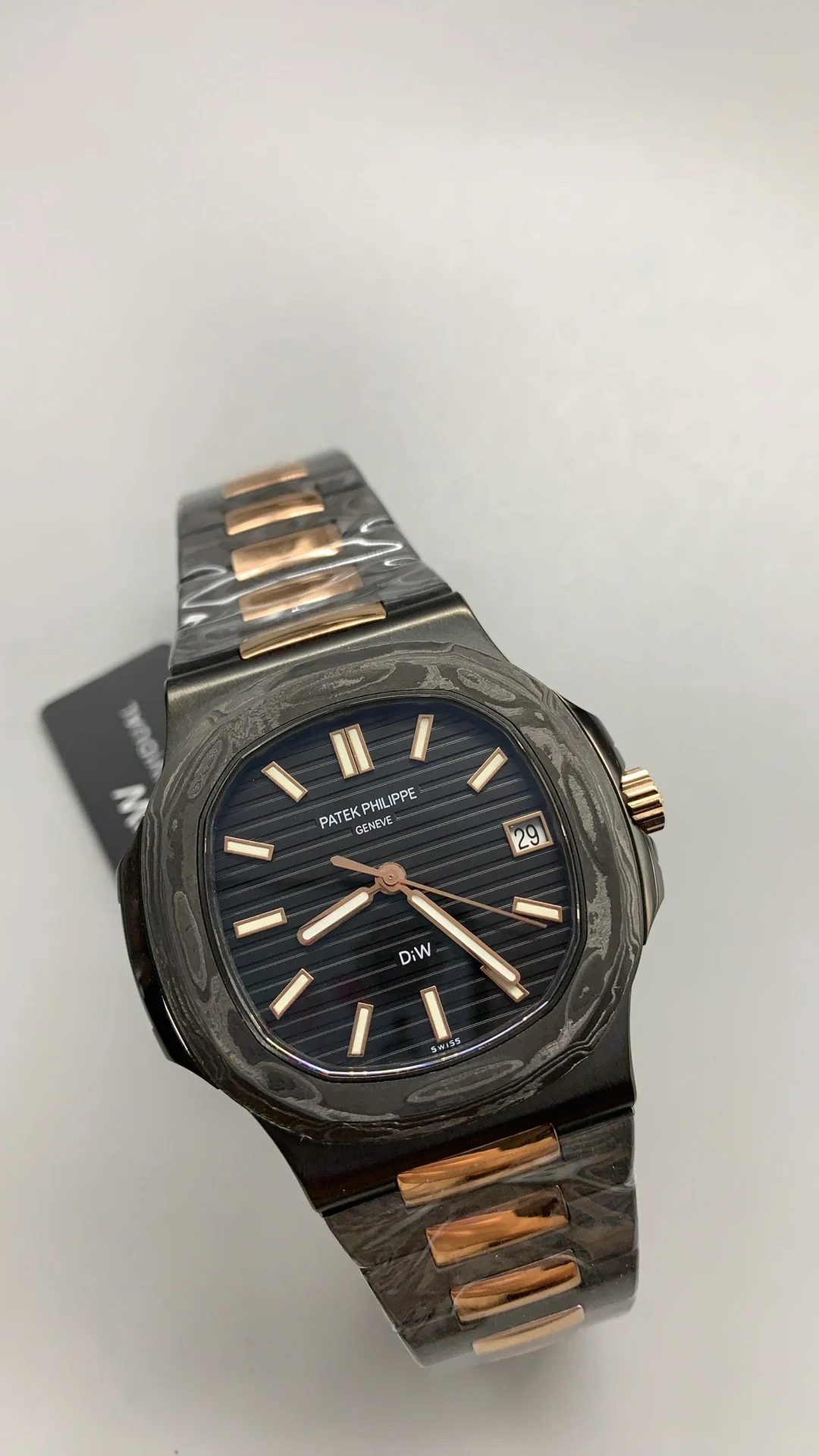 Patek Philippe Nautilus Rose Gold 5711 — photographed off the sweep