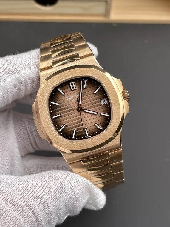 Patek Philippe Nautilus Rose Gold Brown Dial 5711