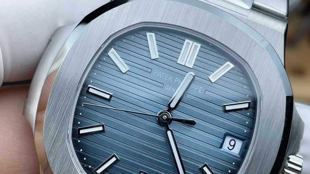 Patek Philippe Nautilus Steel 5711 — photographed off the sweep