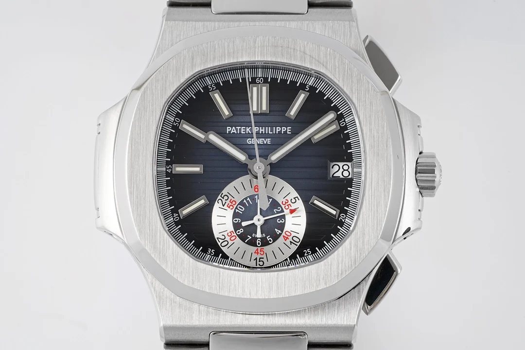 Patek Philippe Nautilus Steel 5980 — photographed off the sweep