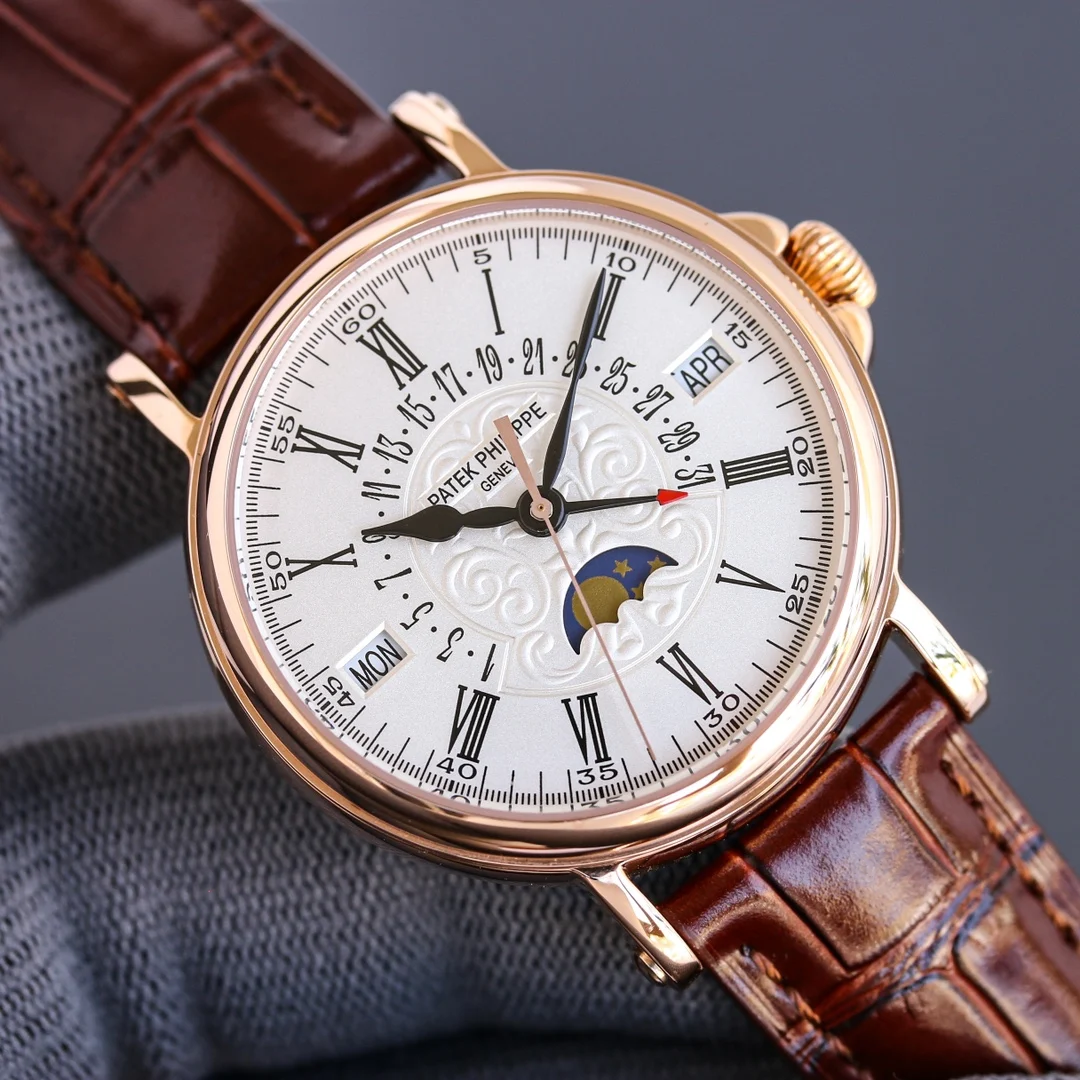 Patek Philippe Perpetual Calendar 38mm — photographed off the sweep