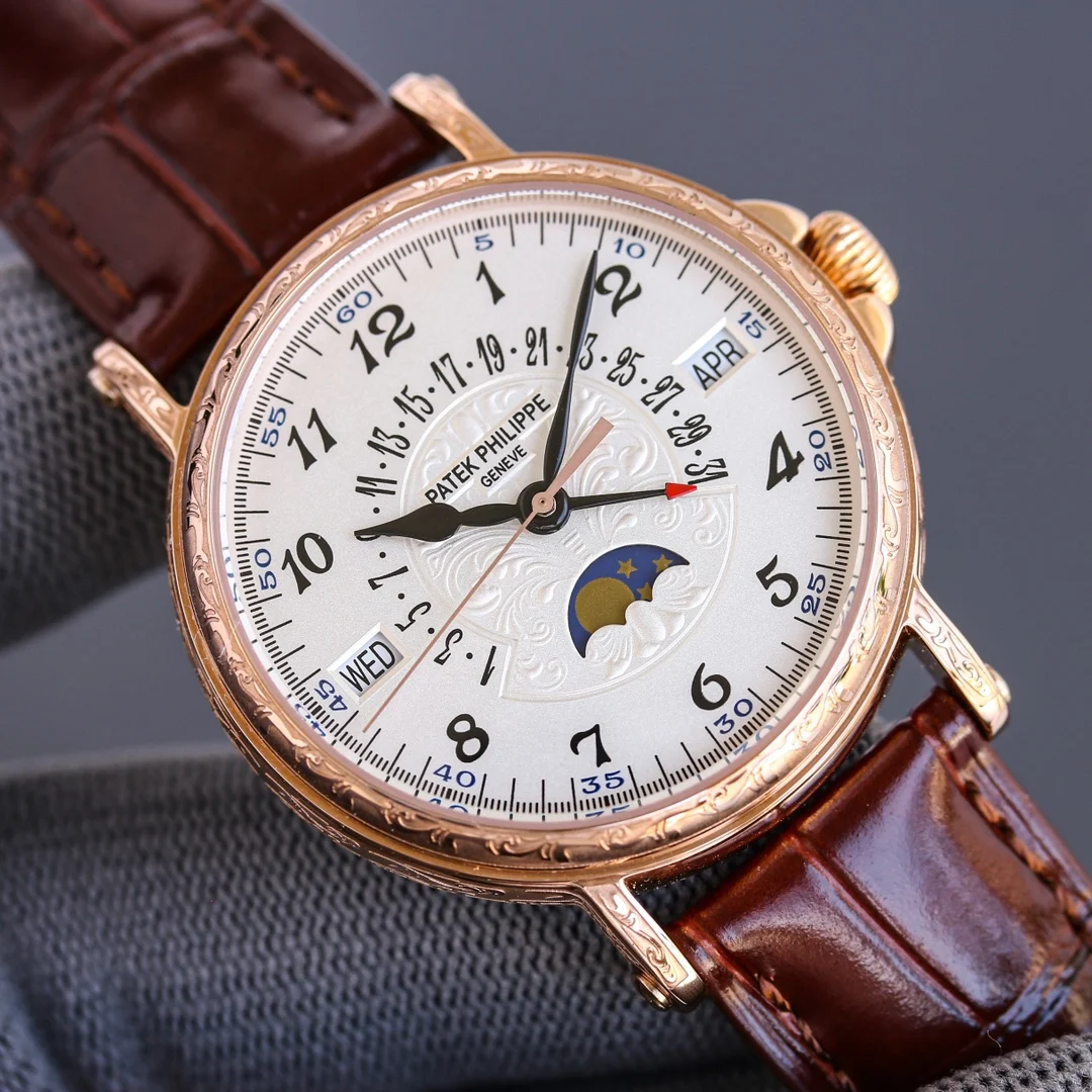 Patek Philippe Perpetual Calendar 38mm — photographed off the sweep