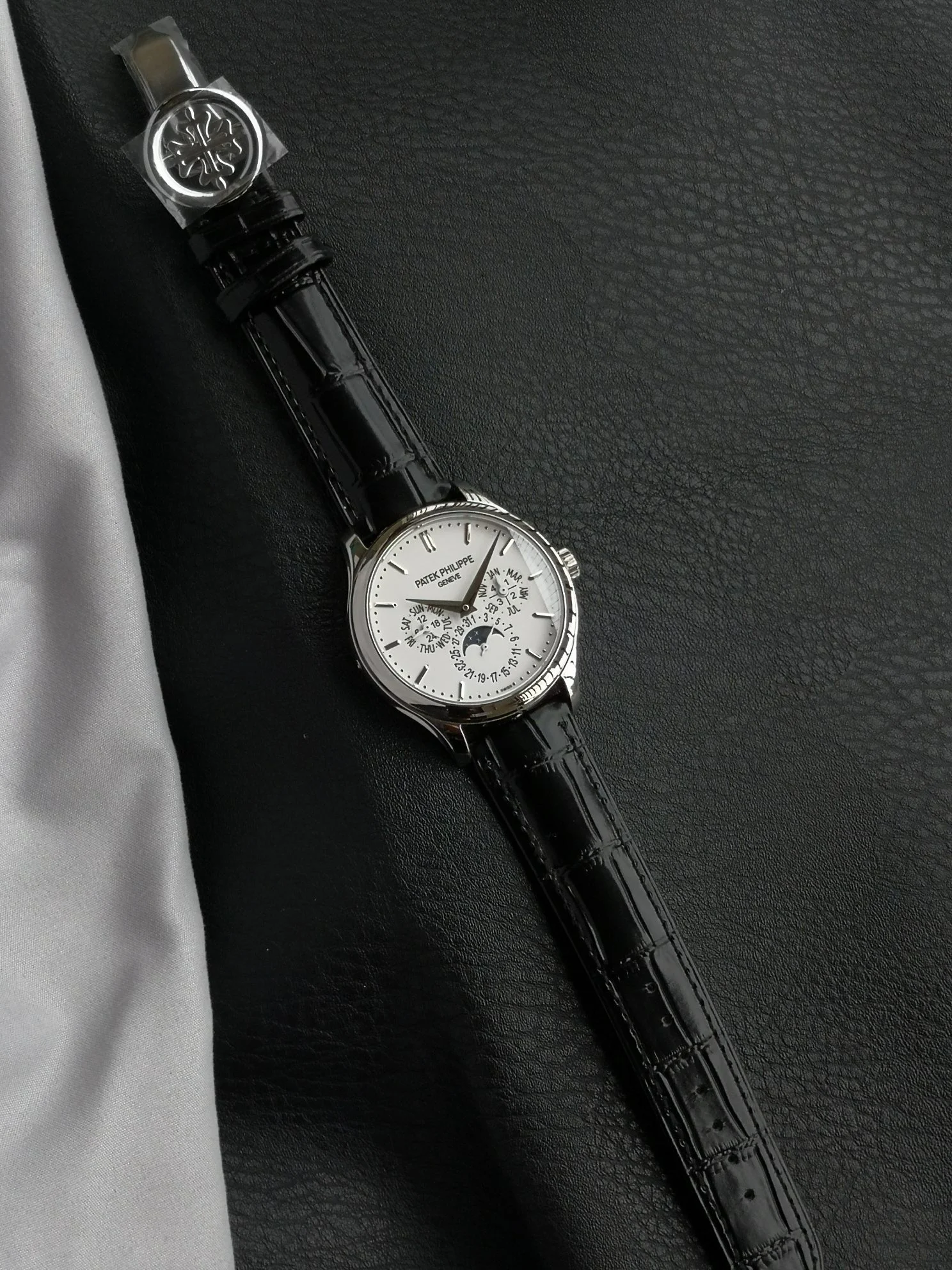 Patek Philippe Perpetual Calendar 5140 — photographed off the sweep