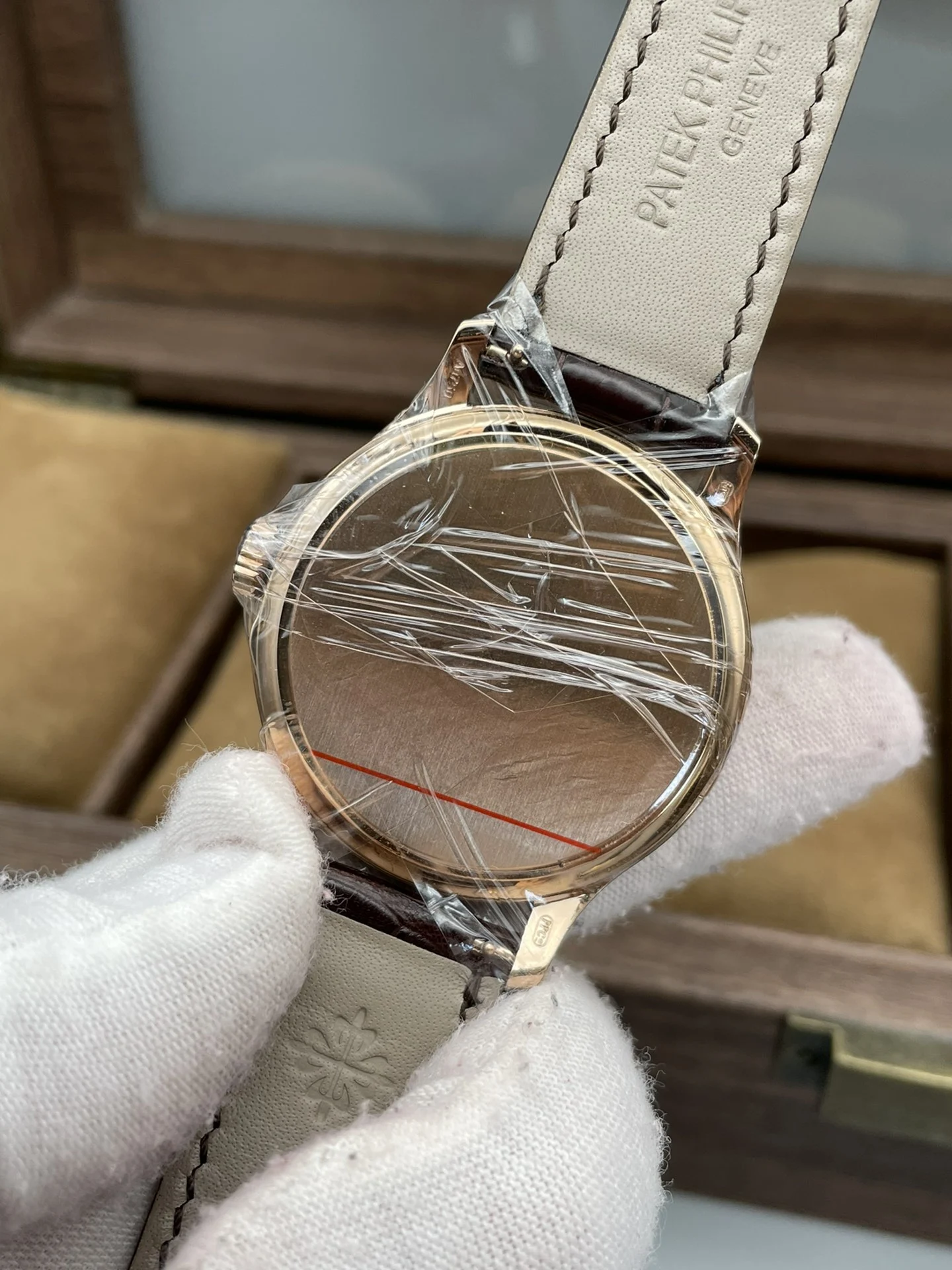 Patek Philippe Rose Gold 5227 — photographed off the sweep