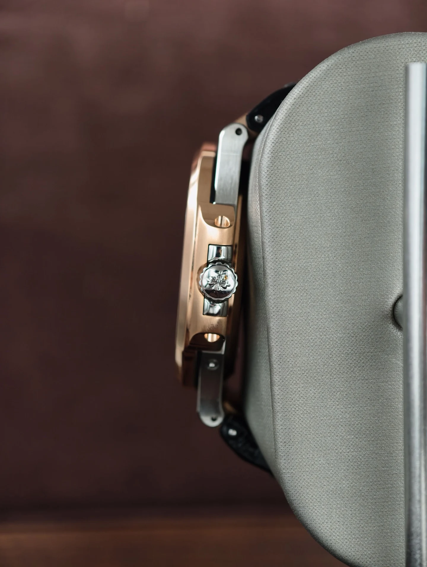 Patek Philippe Rose Gold 5712 — photographed off the sweep
