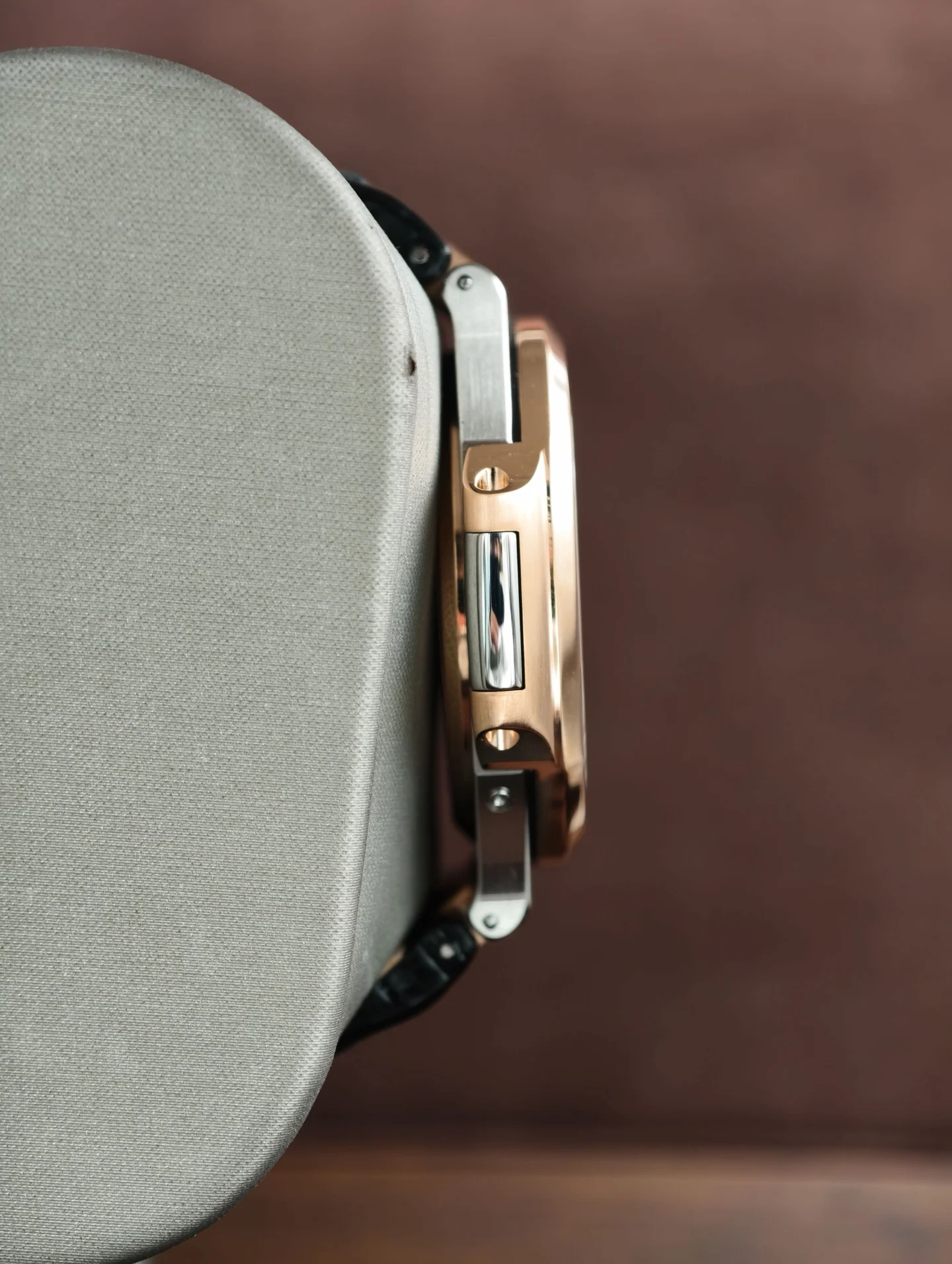Patek Philippe Rose Gold 5712 — photographed off the sweep