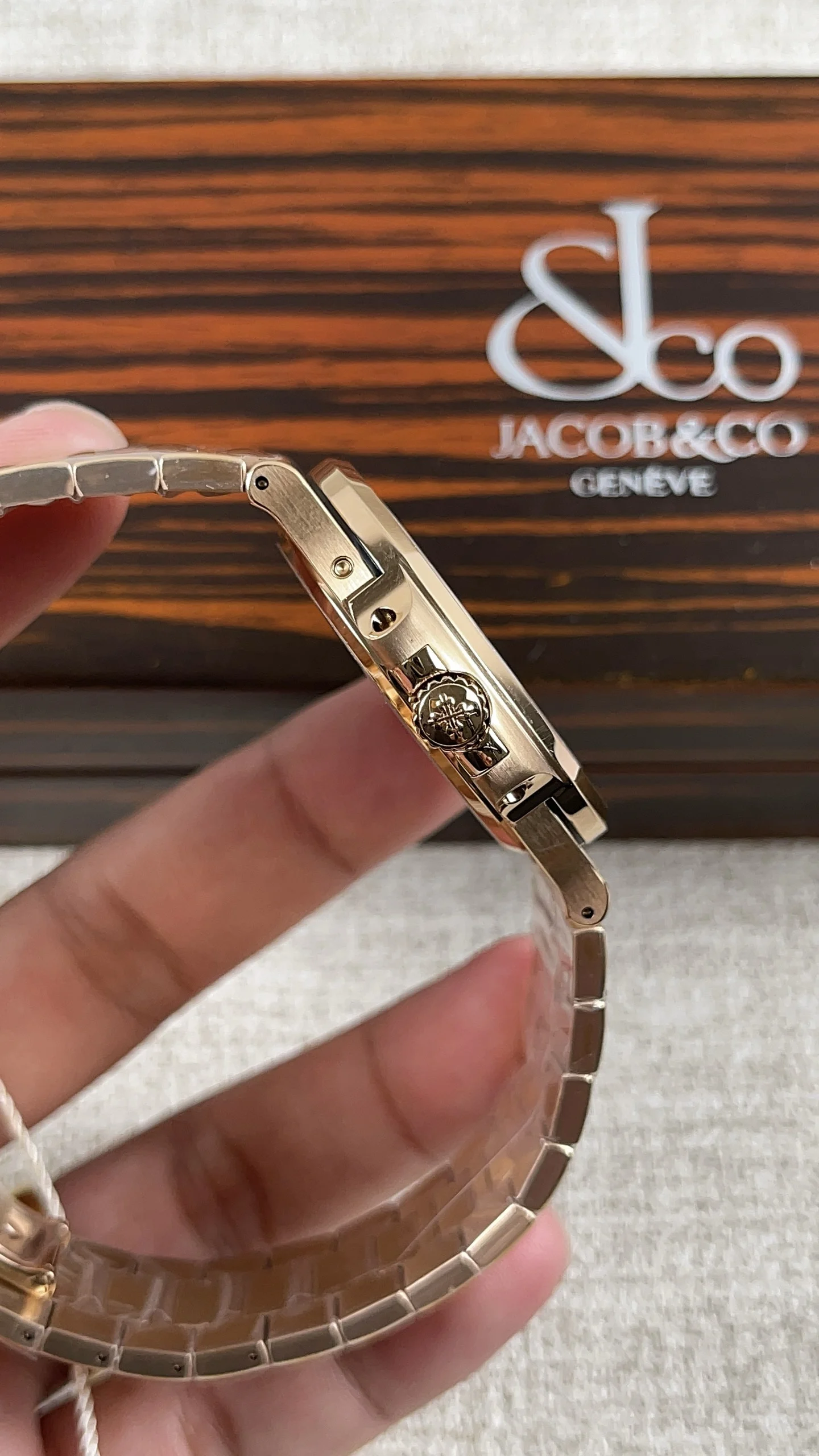 Patek Philippe Rose Gold 5712 — photographed off the sweep