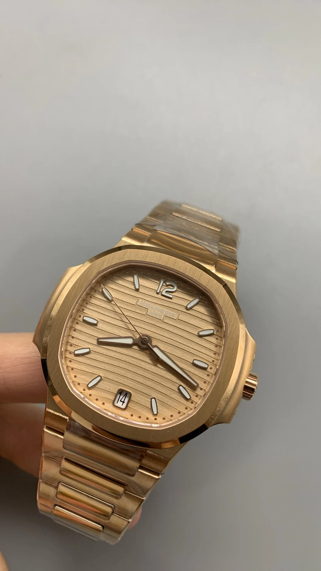 Patek Philippe Rose Gold 7118 — photographed off the sweep