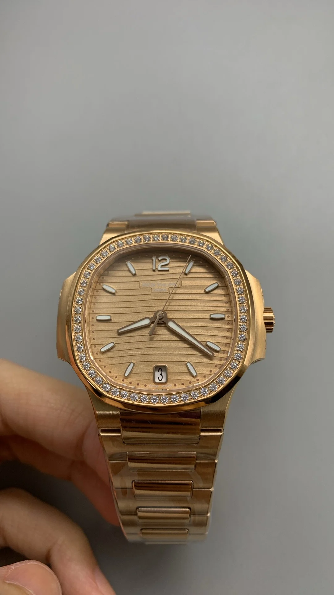 Patek Philippe Rose Gold Diamond-Set 7118