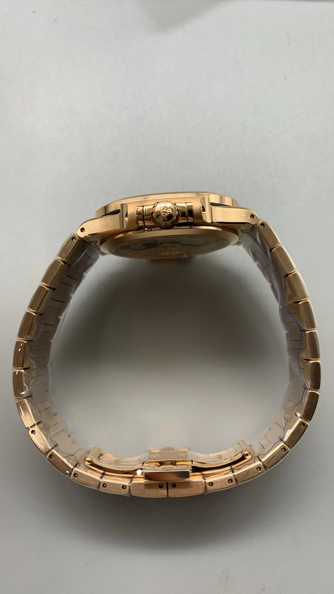 Patek Philippe Rose Gold Diamond-Set 7118 — photographed off the sweep