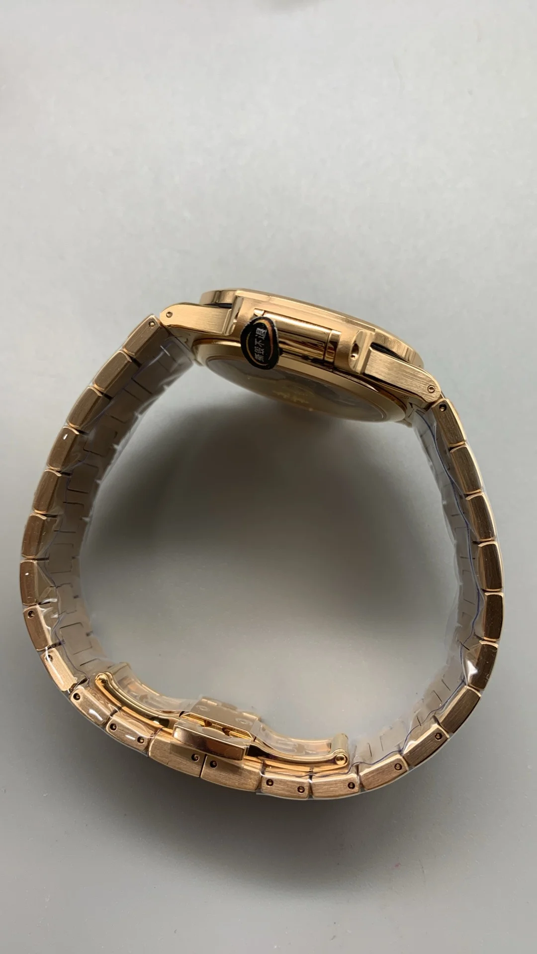 Patek Philippe Rose Gold Diamond-Set 7118 — photographed off the sweep