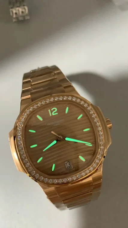 Patek Philippe Rose Gold Diamond-Set 7118