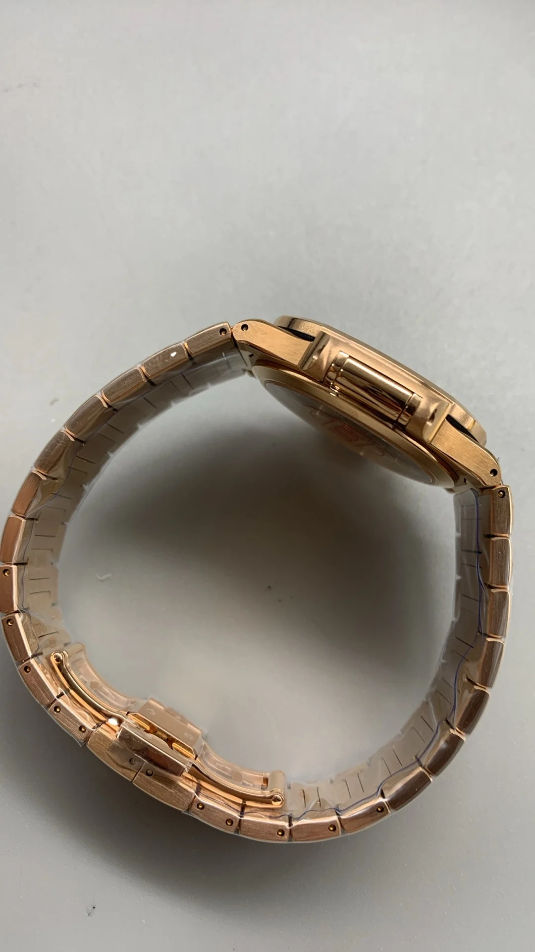 Patek Philippe Rose Gold Diamond-Set 7118 — photographed off the sweep