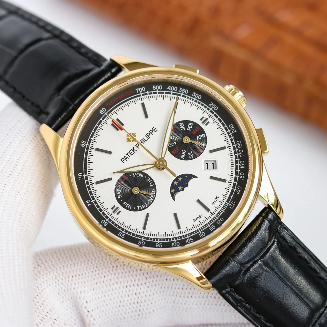 Patek Philippe Steel Red Dial β photographed off the sweep
