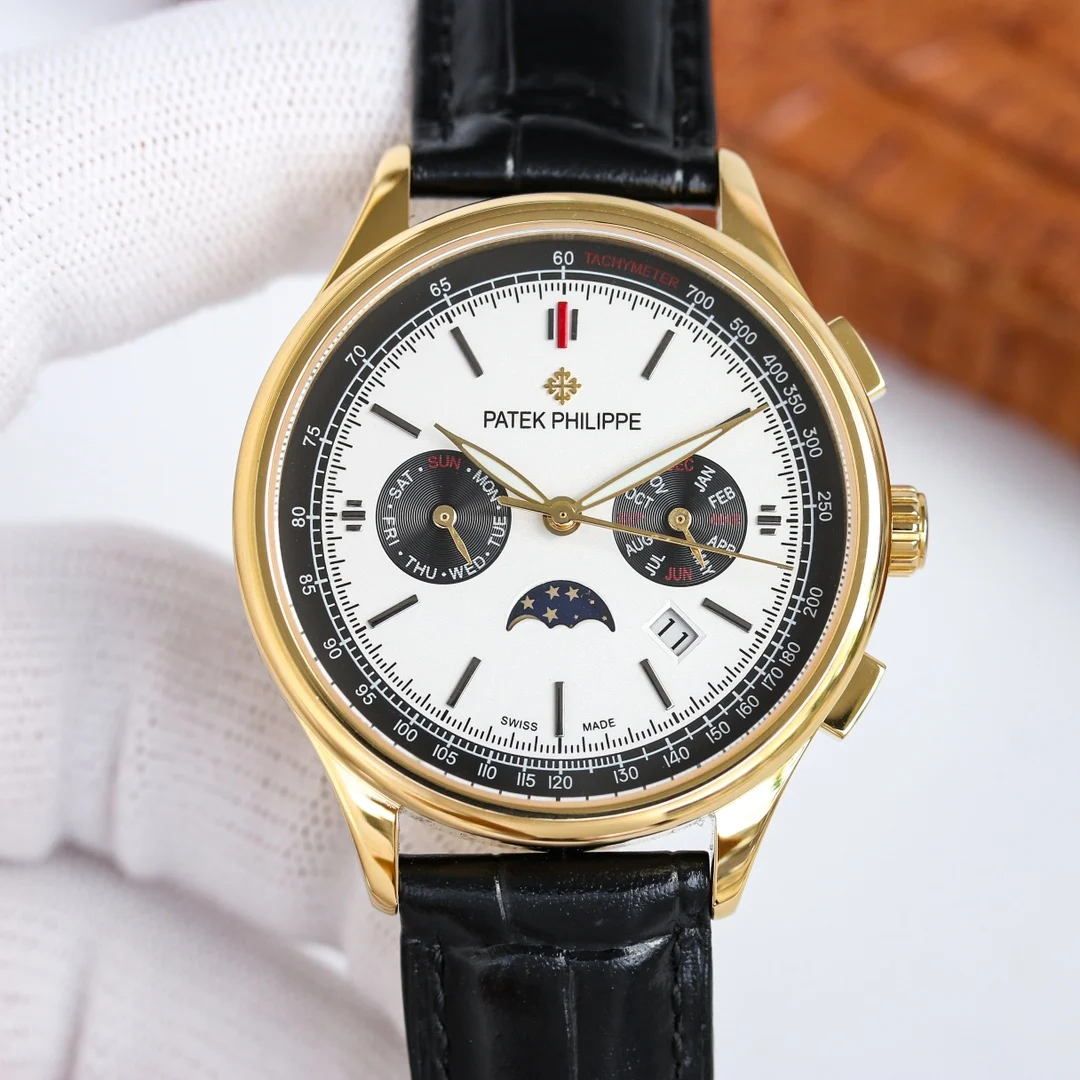 Patek Philippe Steel Red Dial β photographed off the sweep