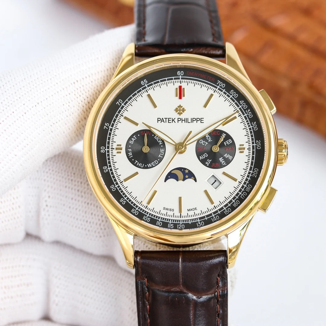 Patek Philippe Steel Red Dial β photographed off the sweep
