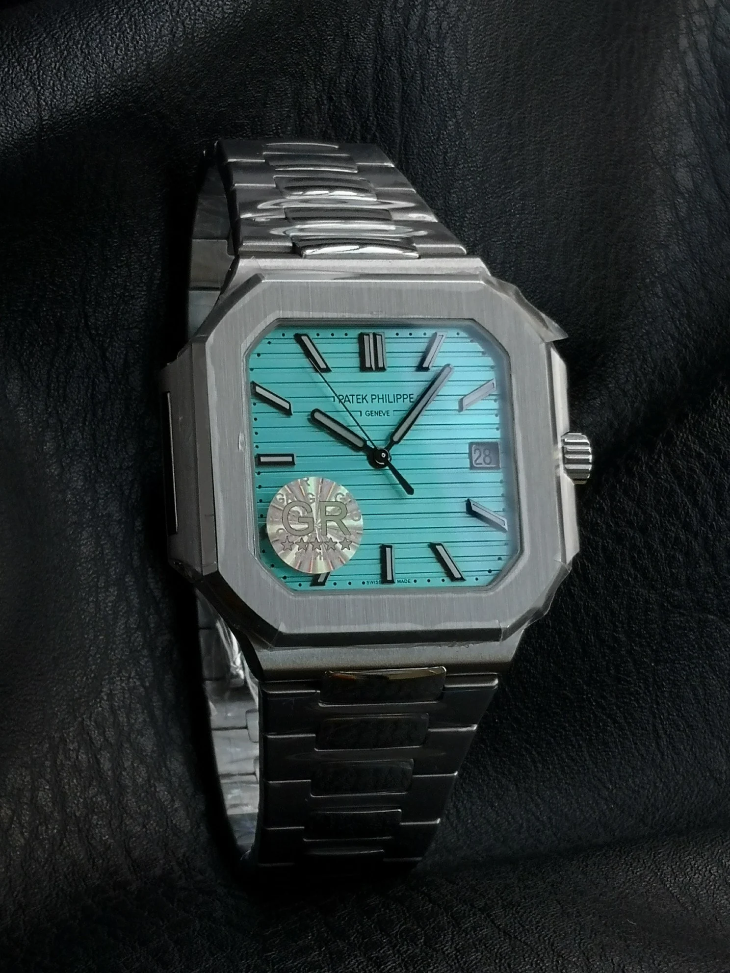Patek Philippe Steel — photographed off the sweep