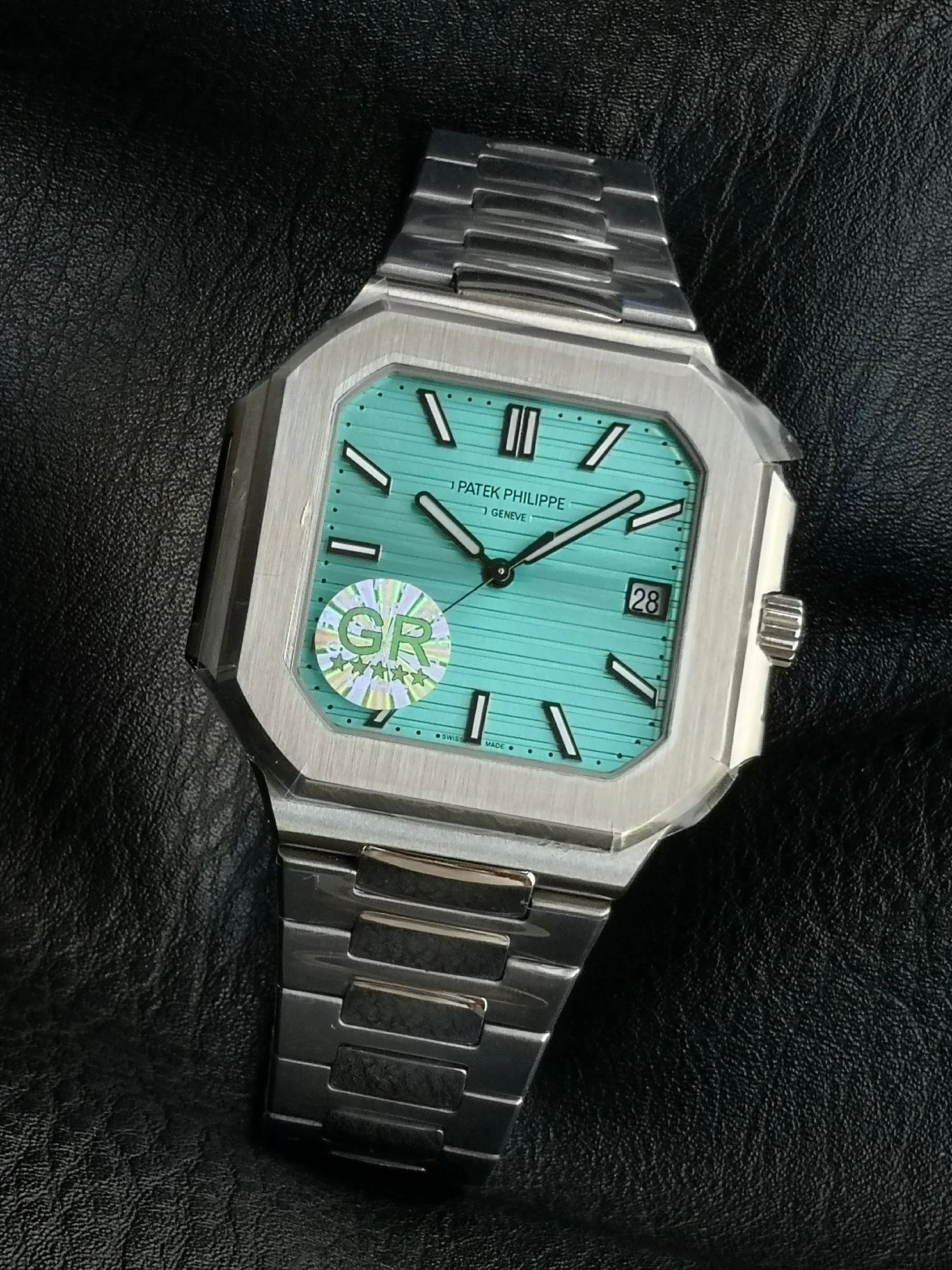 Patek Philippe Steel — photographed off the sweep