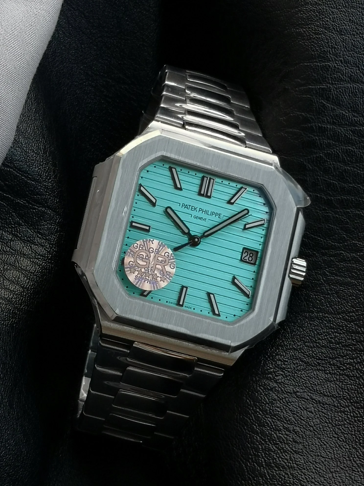 Patek Philippe Steel — photographed off the sweep