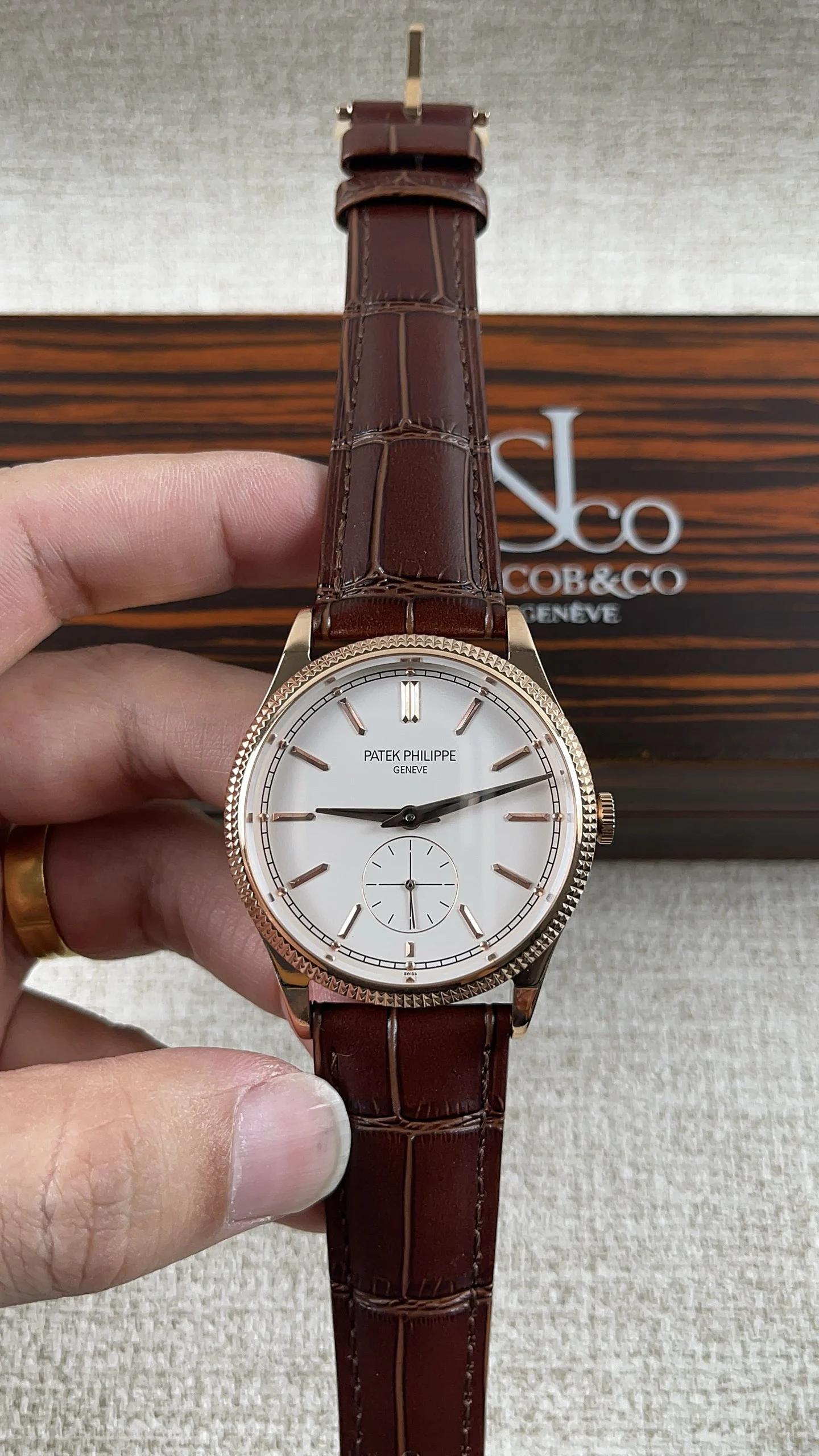 Patek Philippe Vintage Two-and-a-Half Hand Collection — photographed off the sweep