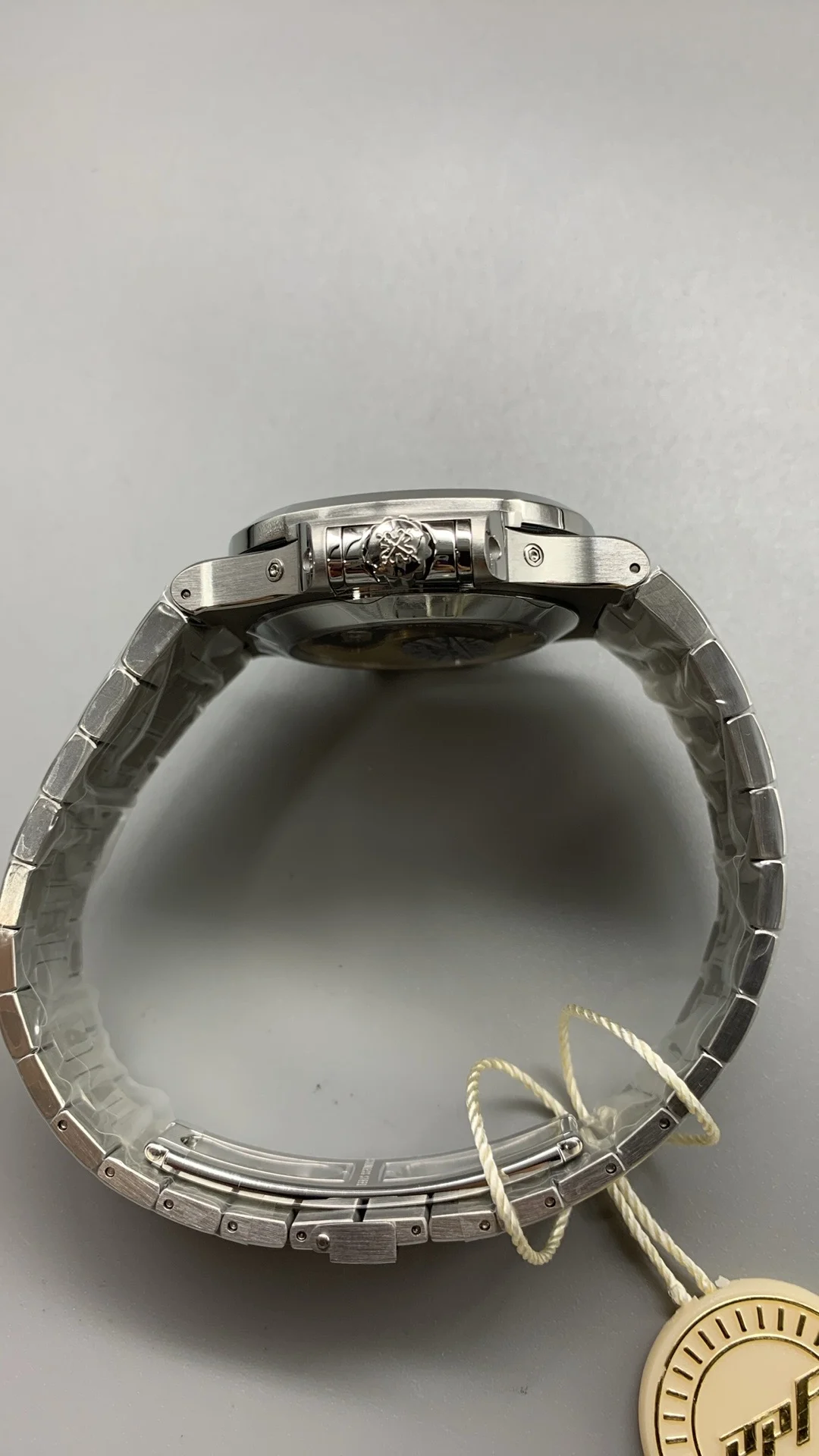 Patek Philippe White Dial 5726 — photographed off the sweep