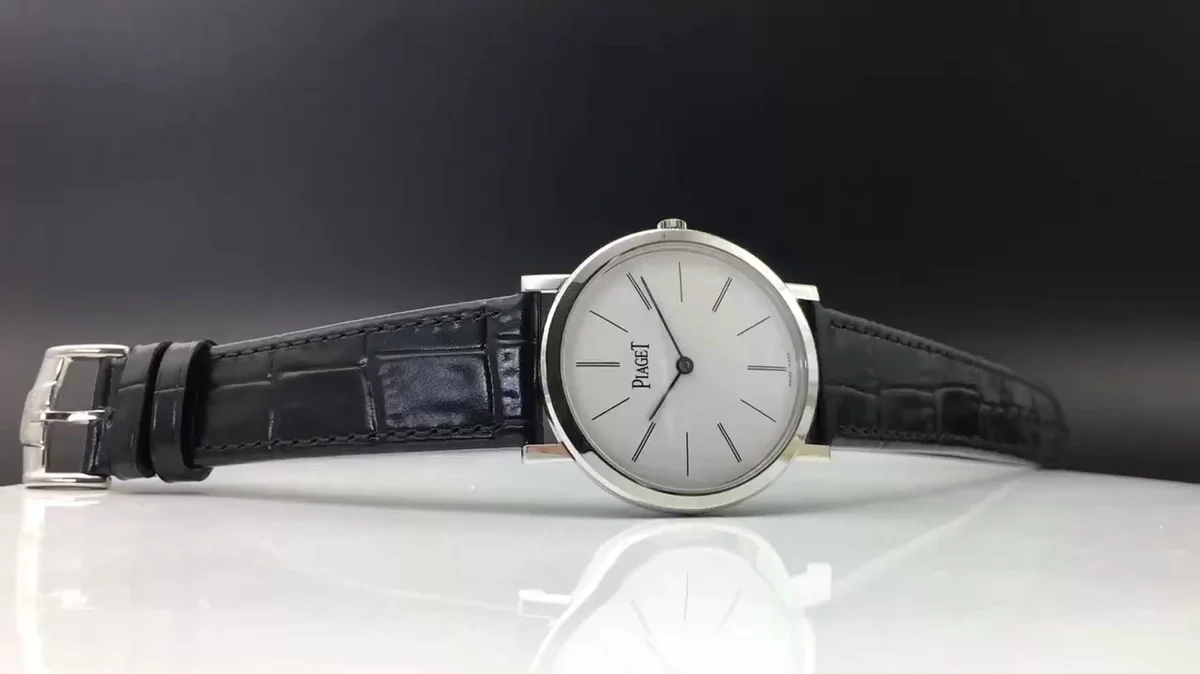 Piaget Altiplano Steel Black Dial — photographed off the sweep