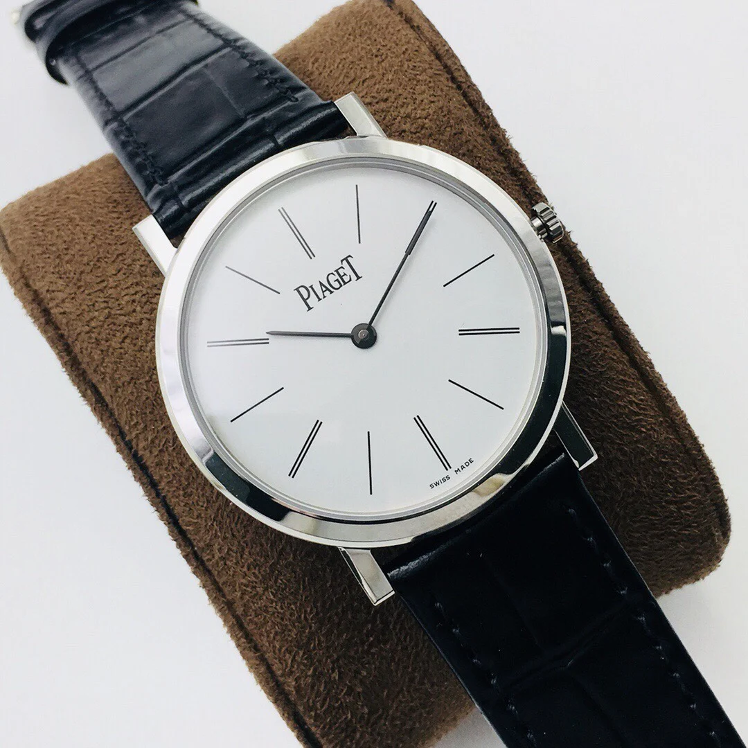 Piaget Altiplano Steel Black Dial — photographed off the sweep