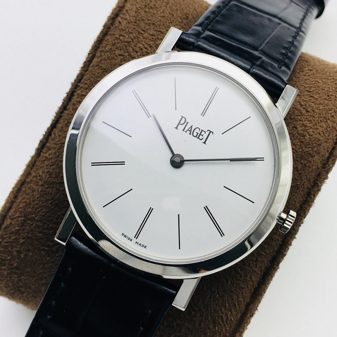 Piaget Altiplano Steel Black Dial — photographed off the sweep