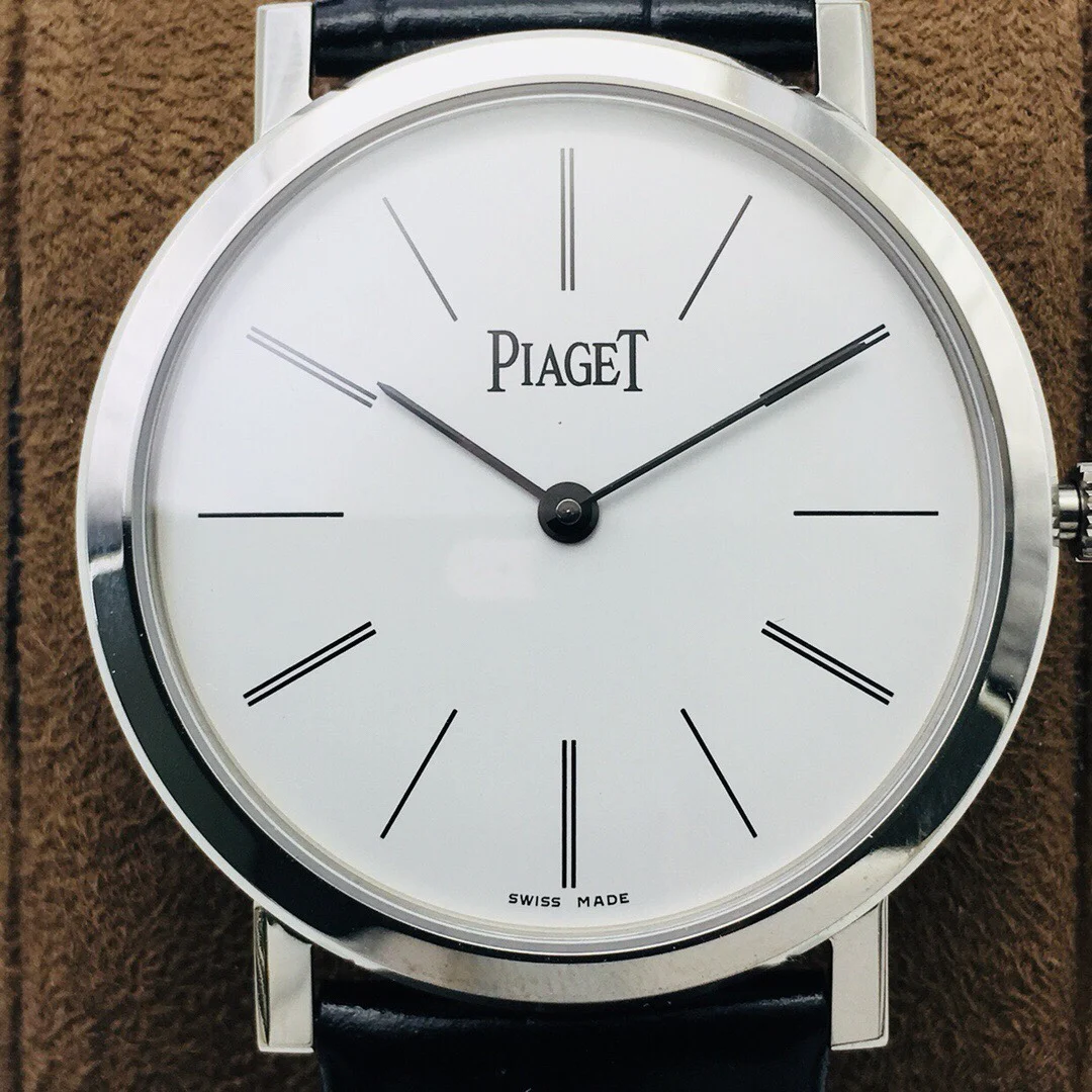 Piaget Altiplano Steel Black Dial — photographed off the sweep