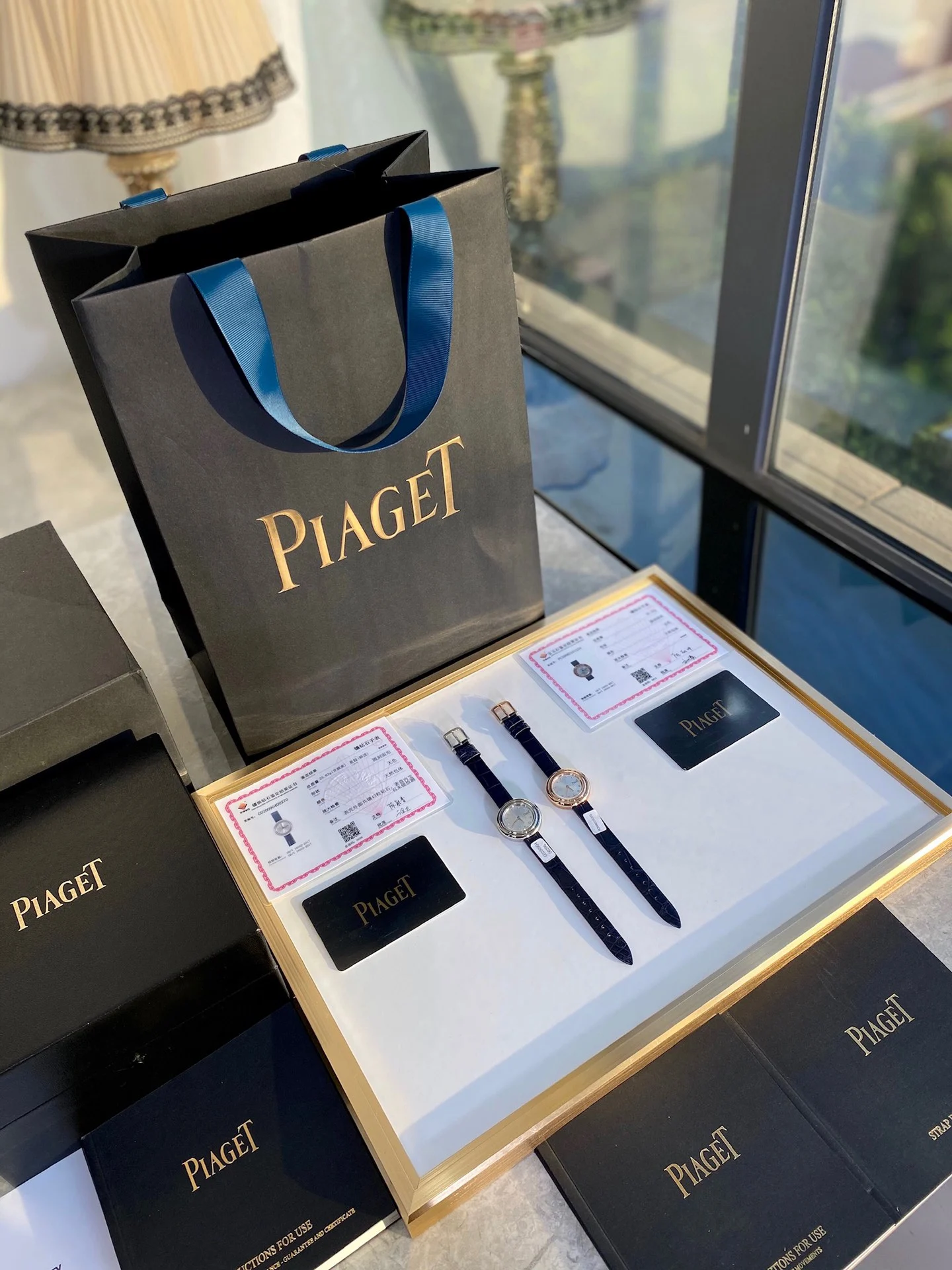 Piaget Steel Blue Dial