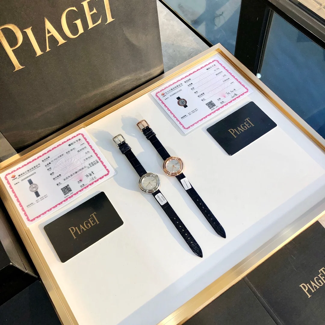Piaget Steel Blue Dial — photographed off the sweep