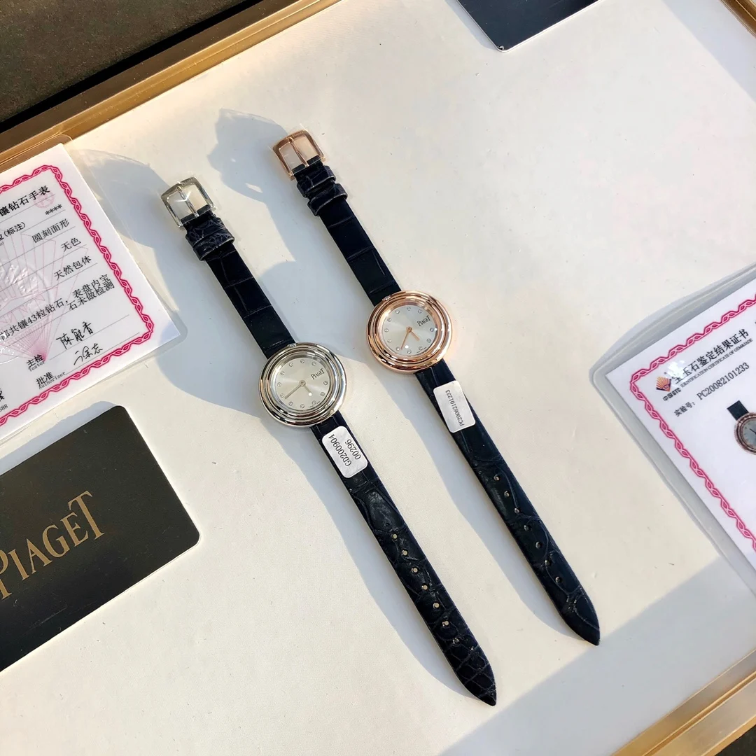 Piaget Steel Blue Dial — photographed off the sweep