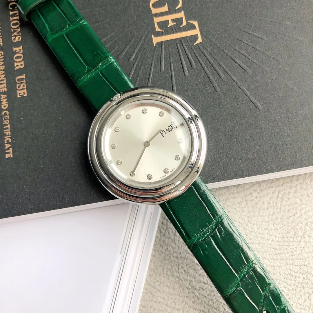 Piaget Steel Diamond-Set 34mm — photographed off the sweep
