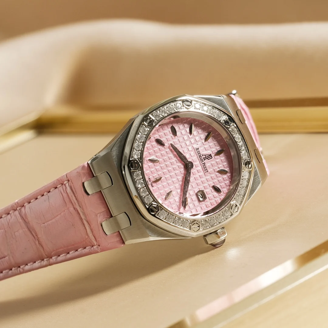 Pink details — photographed off the sweep