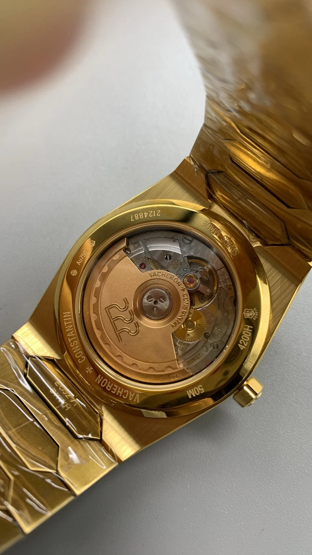 PPF, VC222, Gold — photographed off the sweep