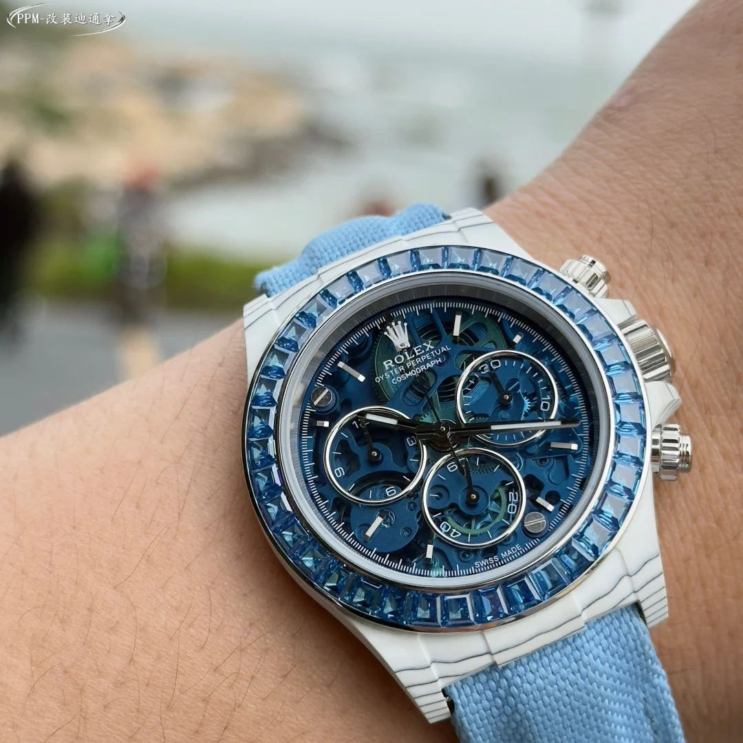 PPM, Fiber Shell/Blue Face/Blue Diamond