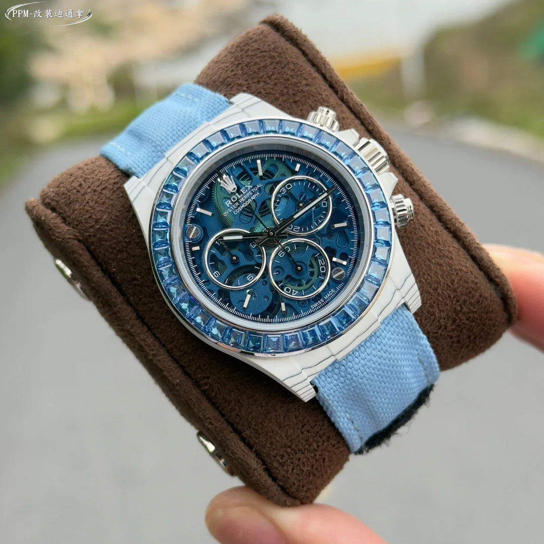 PPM modified with white fiber shell/skeleton blue T-shirt — photographed off the sweep