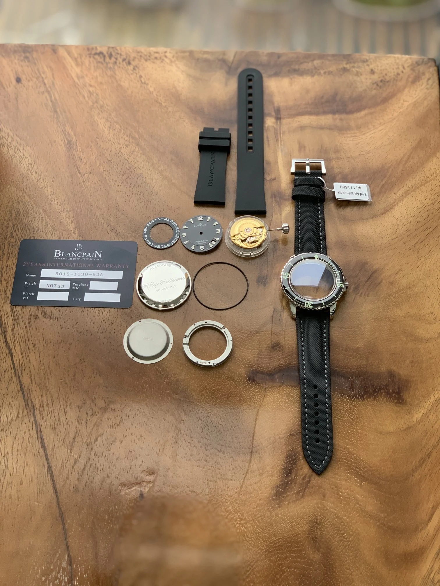 Professionally disassembled, everything is crystal clear
