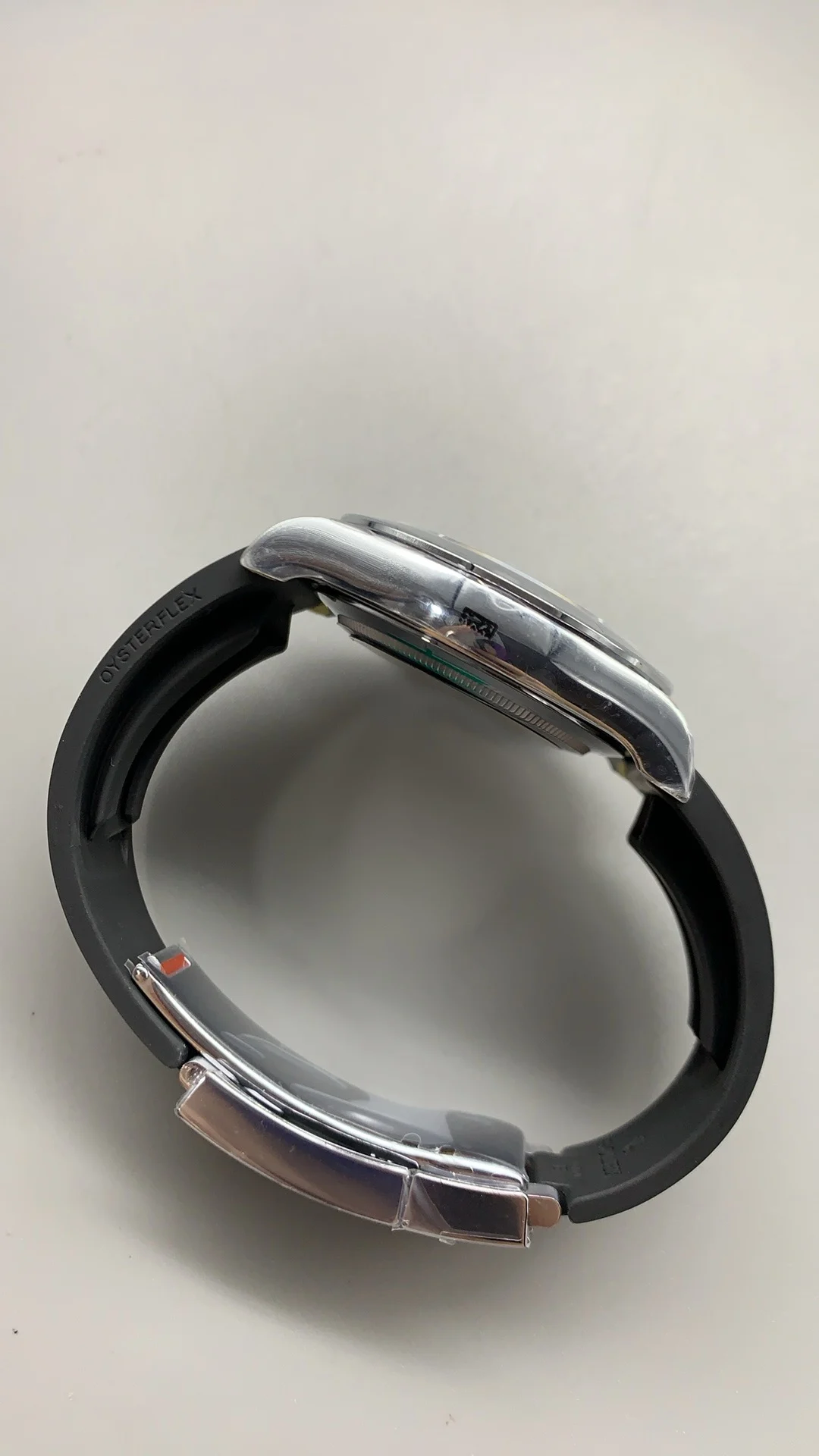 QF, digital Dior, rubber strap model, 4130 — photographed off the sweep