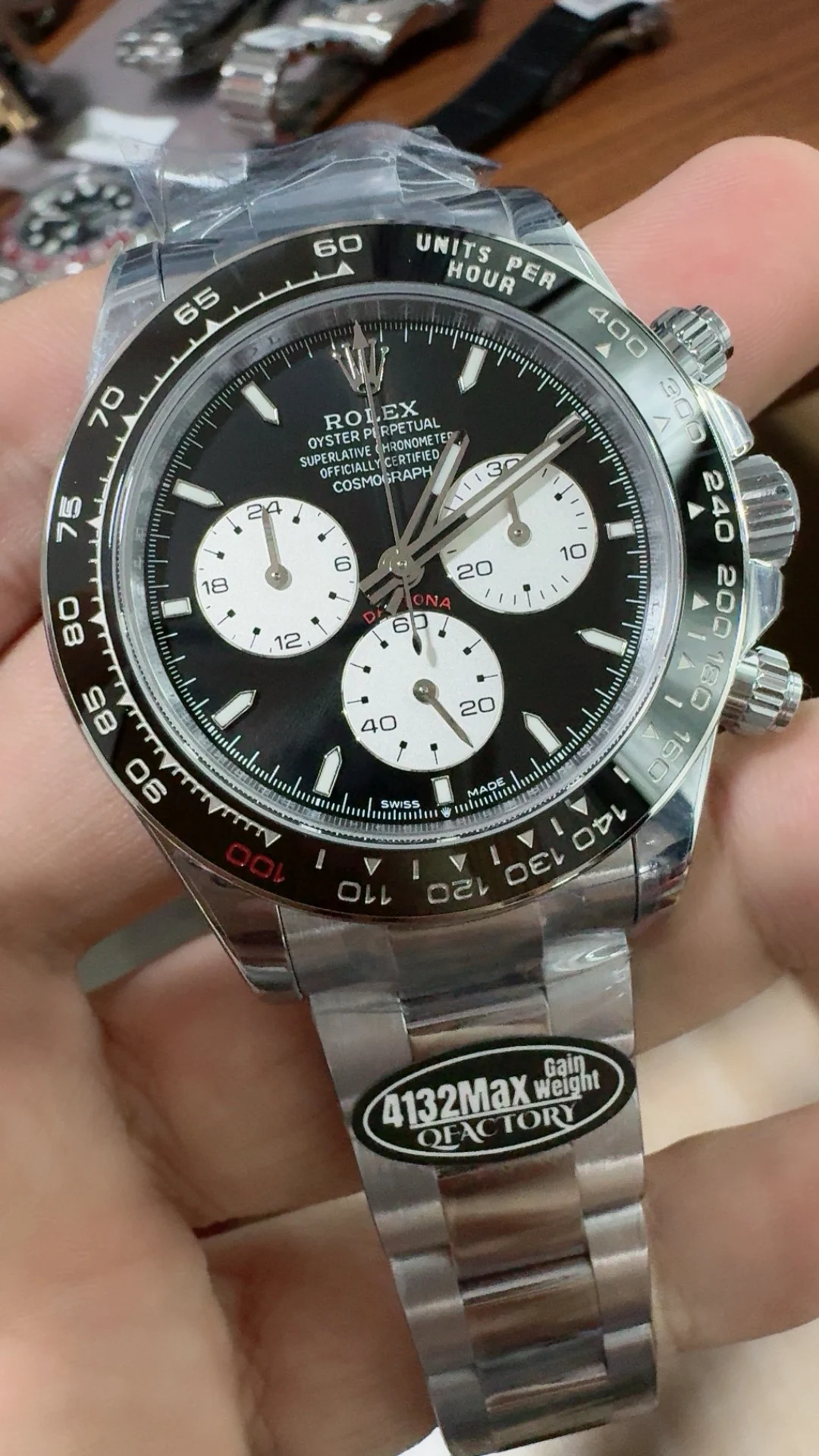 QF, Le Mans, weighted version — photographed off the sweep