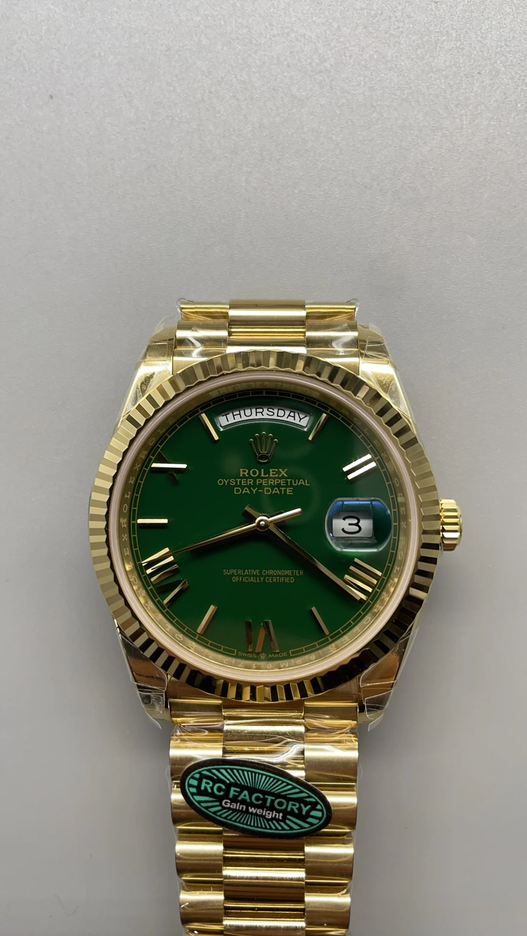 RCF, 40mm, table green, 3255
