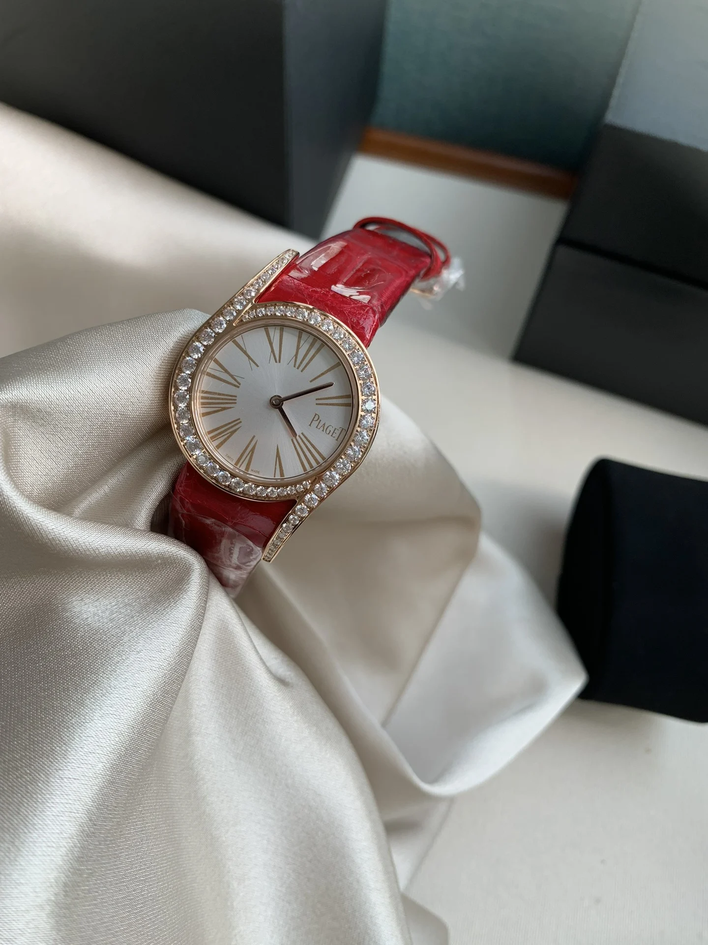 Red auspicious — photographed off the sweep