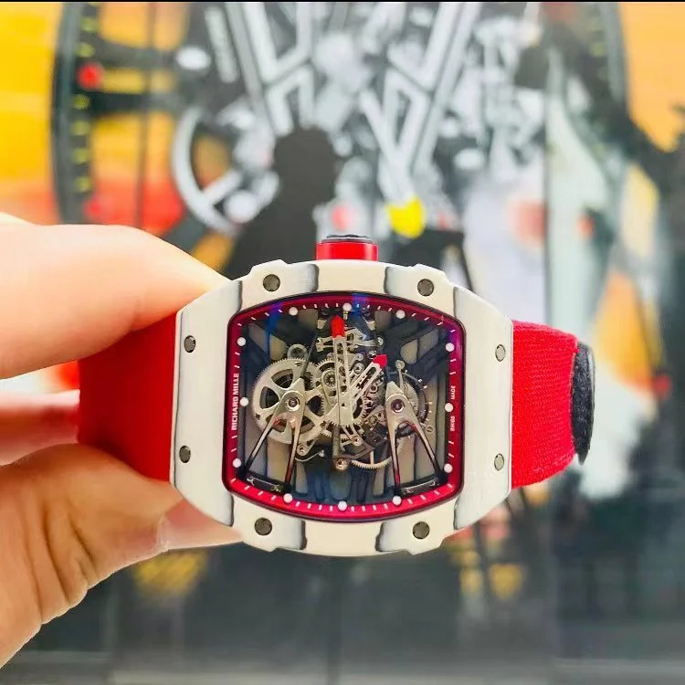 Richard Mille Carbon — photographed off the sweep