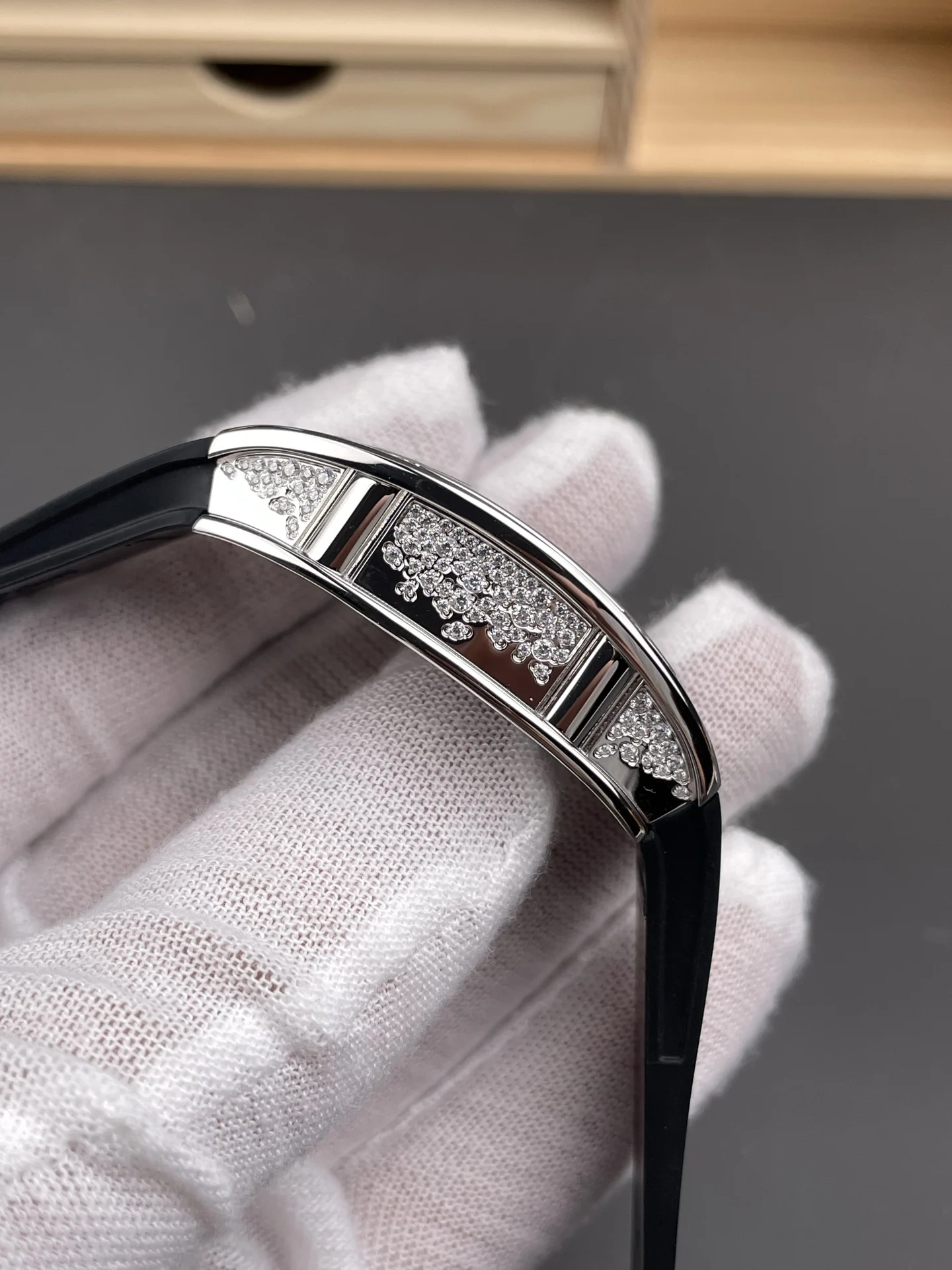 Richard Mille RM Black Dial RM 07-01 45mm — photographed off the sweep