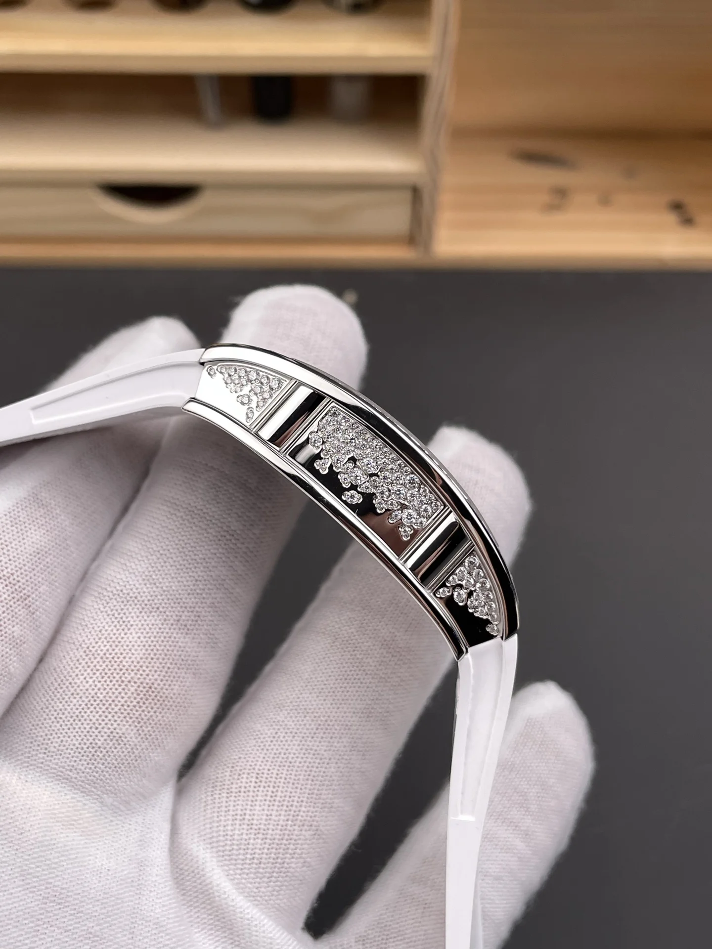 Richard Mille RM Black Dial RM 07-01 45mm — photographed off the sweep