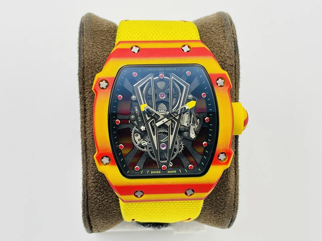 Richard Mille RM Carbon Black Dial Diamond-Set RM 055 — photographed off the sweep