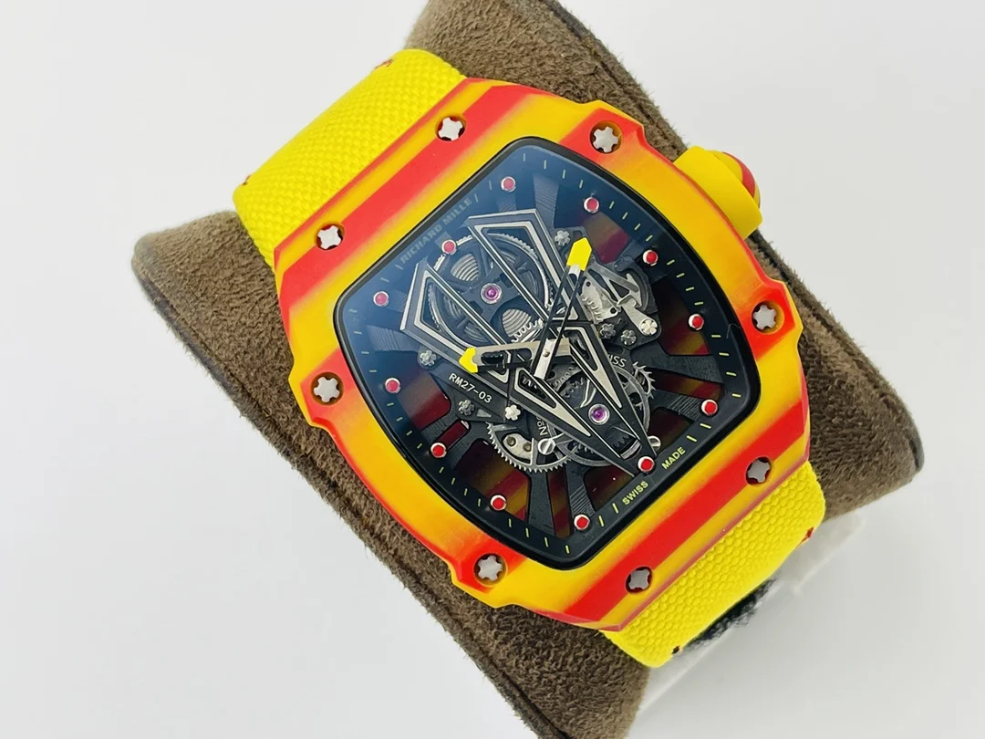 Richard Mille RM Carbon Black Dial Diamond-Set RM 055 — photographed off the sweep