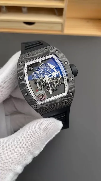 Richard Mille RM Carbon Black Dial RM 055 49.9 × 42.7mm